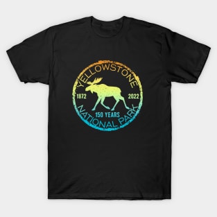 Yellowstone National Park 150 Year Celebration Moose T-Shirt